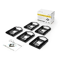 StarTech.com 5 Pack - 2.5 SDD/HDD Mounting Bracket for 3.5 Drive Bay, 8.89 cm (3.5