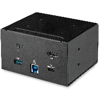 StarTech.com Laptop Docking Module for Conference Table Connectivity Box, Wired, USB 3.2 Gen 1 (3.1 Gen 1) Type-B, 3.5 mm, IEEE 802.3, IEEE 802.3ab, IEEE 802.3u, Black, 5 Gbit/s