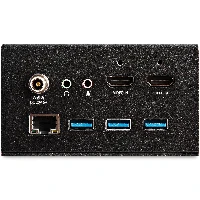 StarTech.com Laptop Docking Module for Conference Table Connectivity Box, Wired, USB 3.2 Gen 1 (3.1 Gen 1) Type-B, 3.5 mm, IEEE 802.3, IEEE 802.3ab, IEEE 802.3u, Black, 5 Gbit/s