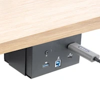 StarTech.com Laptop Docking Module for Conference Table Connectivity Box, Wired, USB 3.2 Gen 1 (3.1 Gen 1) Type-B, 3.5 mm, IEEE 802.3, IEEE 802.3ab, IEEE 802.3u, Black, 5 Gbit/s