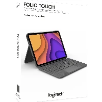 Logitech Folio Touch, AZERTY, French, Trackpad, 1.8 cm, 1 mm, Apple