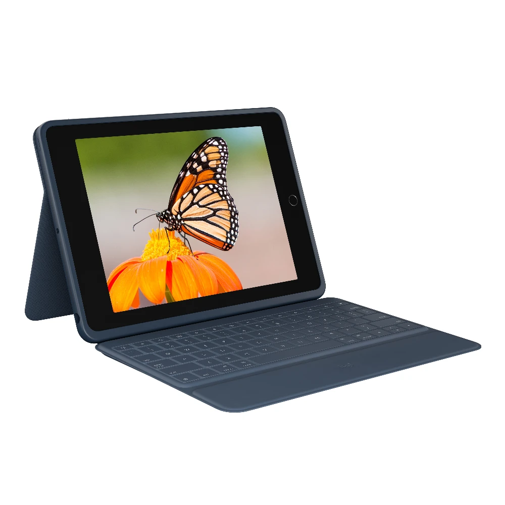 Logitech Rugged Combo 3, QWERTZ, Swiss, 1.8 cm, 1.2 mm, Apple, iPad (7th generation) Model A2200, A2197, A2198 iPad (8th generation) Model A2270, A2428, A2429,...
