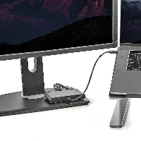 StarTech.com Thunderbolt 3 Mini Dock - Portable Dual Monitor Docking Station with DP 4K 60Hz, 1x USB-A Hub (USB 3.0/5 Gbps), GbE - 11in/28cm Cable - TB3 Multiport Adapter - Mac/Windows, Wired, Thunderbolt 3, 10,100,1000 Mbit/s, IEEE 802.3ab, IEEE 802.3i, IEEE 802.3u, Grey, 5 Gbit/s