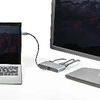 StarTech.com Thunderbolt 3 Mini Dock - Portable Dual Monitor Docking Station w/HDMI 4K 60Hz, 2x USB-A Hub (3.0/2.0), GbE - 11in/28cm Cable - TB3 Multiport Adapter - Mac/Windows, Wired, Thunderbolt 3, 10,100,1000 Mbit/s, IEEE 802.3ab, IEEE 802.3i, IEEE 802.3u, Grey, 3840 x 2160 pixels