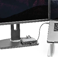 StarTech.com Thunderbolt 3 Mini Dock - Portable Dual Monitor Docking Station w/HDMI 4K 60Hz, 2x USB-A Hub (3.0/2.0), GbE - 11in/28cm Cable - TB3 Multiport Adapter - Mac/Windows, Wired, Thunderbolt 3, 10,100,1000 Mbit/s, IEEE 802.3ab, IEEE 802.3i, IEEE 802.3u, Grey, 3840 x 2160 pixels