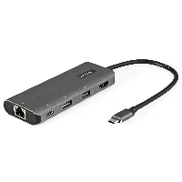 StarTech.com USB C Multiport Adapter - 10Gbps USB Type-C Mini Dock with 4K 30Hz HDMI - 100W Power Delivery Passthrough - 3-Port USB Hub, GbE - USB 3.1/3.2 Gen 2 Laptop Dock - 10