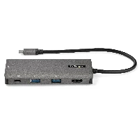 StarTech.com USB C Multiport Adapter - 10Gbps USB Type-C Mini Dock with 4K 30Hz HDMI - 100W Power Delivery Passthrough - 3-Port USB Hub, GbE - USB 3.1/3.2 Gen 2 Laptop Dock - 10