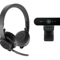 Logitech Pro Personal Video Collaboration Teams Kit, Personal video conferencing system, 4K Ultra HD, 90 fps, 5x, Graphite