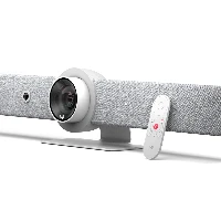 Logitech Rally Bar, Group video conferencing system, 4K Ultra HD, 30 fps, 5x, 3x, White