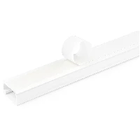 StarTech.com Solid Cable Management Raceway with Adhesive Tape & Cover, 1-1/8