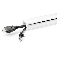 StarTech.com Solid Cable Management Raceway with Adhesive Tape & Cover, 1-1/8