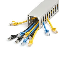 StarTech.com Open Slot Cable Management Raceway with Cover, 2