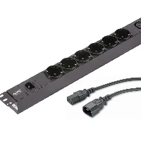 APC EPDU1010B-SCH, Basic, 1U, Single-phase, Horizontal, Aluminium, Black