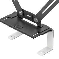 Logitech TV Mount for Video Bars, Monitor mount, Black, VESA-compatible TV Mount Mounting Plate for Rally Bar Mounting Plate for Rally Bar Mini Fasteners..., Logitech Rally Bar, Logitech Rally Bar Mini, Logitech Rally Camera, 1 pc(s), 262 mm