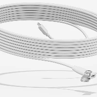 Logitech Rally Mic Pod Extension Cable, White, 10 m, Logitech, Rally Bar (supports up to 2 cables) Rally Bar Mini (supports up to 2 cables) Rally (supports 1..., 4.2 mm, 2.1 kg