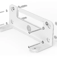 Logitech Wall Mount for Video Bars, Wall mount, White, Wall, Logitech, Rally Bar, Rally Bar Mini, 236 mm
