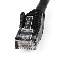 StarTech.com 3m CAT6 Ethernet Cable - LSZH (Low Smoke Zero Halogen) - 10 Gigabit 650MHz 100W PoE RJ45 10GbE UTP Network Patch Cord Snagless with Strain Relief - Black, CAT 6, ETL Verified, 24AWG, 3 m, Cat6, U/UTP (UTP), RJ-45, RJ-45