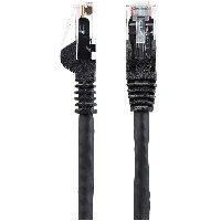 StarTech.com 3m CAT6 Ethernet Cable - LSZH (Low Smoke Zero Halogen) - 10 Gigabit 650MHz 100W PoE RJ45 10GbE UTP Network Patch Cord Snagless with Strain Relief - Black, CAT 6, ETL Verified, 24AWG, 3 m, Cat6, U/UTP (UTP), RJ-45, RJ-45