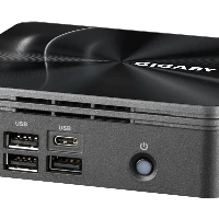 Gigabyte GB-BRR3-4300, UCFF, Mini PC barebone, DDR4-SDRAM, M.2, PCI Express, Serial ATA, Wi-Fi 6 (802.11ax), 90 W