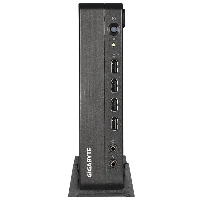Gigabyte GB-BSRE-1605, 1L sized PC, Mini PC barebone, DDR4-SDRAM, M.2, Serial ATA III, Wi-Fi 5 (802.11ac), 135 W