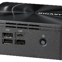 Gigabyte GB-BRR5H-4500, UCFF, Mini PC barebone, DDR4-SDRAM, M.2, PCI Express, Serial ATA III, Wi-Fi 6 (802.11ax), 90 W