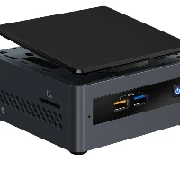 Intel NUC BOXNUC7PJYHN2, UCFF, Mini PC barebone, BGA 1090, DDR4-SDRAM, Serial ATA III, 802.11a, Wi-Fi 5 (802.11ac), 802.11b, 802.11g, Wi-Fi 4 (802.11n)