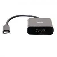 C2G USB-C to HDMI Adapter Converter - 4K 60Hz, 0.2 m, USB Type-C, HDMI, Male, Female, Straight