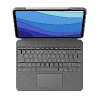 Logitech Combo Touch, QWERTY, Italian, Trackpad, 1.9 cm, 1 mm, Apple