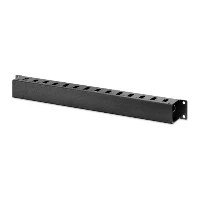 APC ER7HCM, Cable management panel, Black, 1U, APC Easy Rack, 48.3 cm (19