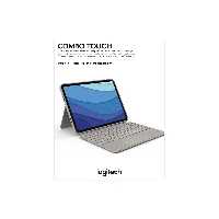 Logitech Combo Touch for iPad Pro 11-inch (1st, 2nd, and 3rd generation), QWERTY, UK International, Trackpad, 1.8 cm, 1 mm, Apple