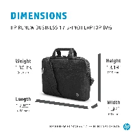 HP Renew Business 17.3-inch Laptop Bag, Briefcase, 43.9 cm (17.3