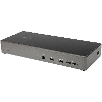 StarTech.com USB C Dock - Triple 4K Monitor USB Type-C Docking Station - 100W Power Delivery - DP 1.4 Alt Mode & DSC, 2x DisplayPort 1.4/HDMI 2.0 - 6xUSB (2x 10Gbps) - Windows/Chrome, Wired, USB 3.2 Gen 2 (3.1 Gen 2) Type-C, 100 W, 3.5 mm, 10,100,1000 Mbit/s, 10BASE-T, 100BASE-TX, 1000BASE-T