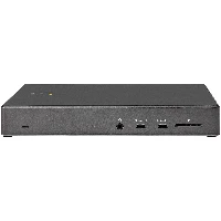 StarTech.com USB C Dock - Triple 4K Monitor USB Type-C Docking Station - 100W Power Delivery - DP 1.4 Alt Mode & DSC, 2x DisplayPort 1.4/HDMI 2.0 - 6xUSB (2x 10Gbps) - Windows/Chrome, Wired, USB 3.2 Gen 2 (3.1 Gen 2) Type-C, 100 W, 3.5 mm, 10,100,1000 Mbit/s, 10BASE-T, 100BASE-TX, 1000BASE-T