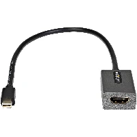 StarTech.com Mini DisplayPort to HDMI Adapter - mDP to HDMI Adapter Dongle - 1080p - Mini DisplayPort 1.2 to HDMI Monitor/Display - Mini DP to HDMI Video Converter - 12