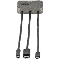 StarTech.com 3-in-1 Multiport to HDMI Adapter - 4K 60Hz USB-C, HDMI or Mini DisplayPort to HDMI Converter for Conference Room - Digital AV Video Adapter to Connect HDMI Monitor/Display, 0.27 m, HDMI + USB, HDMI + Mini DisplayPort + USB Type-C, Female, Male, Straight