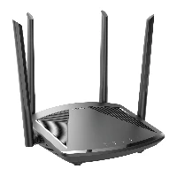 D-Link DIRX1550 AX1500 Mesh Wi-Fi 6 Router, Wi-Fi 6 (802.11ax), Dual-band (2.4 GHz / 5 GHz), Ethernet LAN, Black, Tabletop router