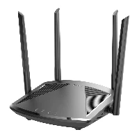 D-Link DIRX1550 AX1500 Mesh Wi-Fi 6 Router, Wi-Fi 6 (802.11ax), Dual-band (2.4 GHz / 5 GHz), Ethernet LAN, Black, Tabletop router