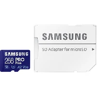 Samsung PRO Plus, 256 GB, MicroSDXC, Class 10, UHS-I, 160 MB/s, 120 MB/s