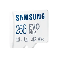 Samsung EVO Plus, 256 GB, MicroSDXC, Class 10, UHS-I, 130 MB/s, 130 MB/s