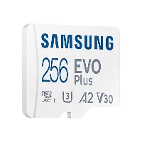 Samsung EVO Plus, 256 GB, MicroSDXC, Class 10, UHS-I, 130 MB/s, 130 MB/s
