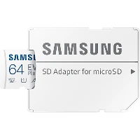 Samsung EVO Plus, 64 GB, MicroSDXC, Class 10, UHS-I, 130 MB/s, 130 MB/s