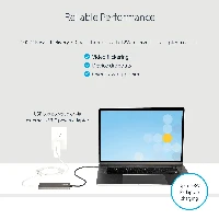 StarTech.com USB C Multiport Adapter - USB-C to HDMI 2.0b 4K 60Hz (HDR10), 100W Power Delivery Pass-Through, 4-Port USB 3.0 Hub - USB Type-C Mini Dock - 12