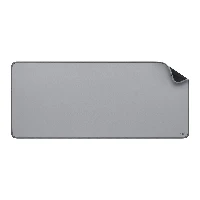 Logitech Desk Mat Studio Series, Grey, Monochromatic, Nylon, Polyester, Rubber, Non-slip base