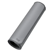 Logitech Desk Mat Studio Series, Grey, Monochromatic, Nylon, Polyester, Rubber, Non-slip base