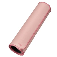 Logitech Desk Mat Studio Series, Pink, Monochromatic, Nylon, Polyester, Rubber, Non-slip base