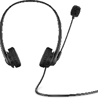 HP Stereo 3.5mm Headset G2, Wired, Office/Call center, 88 g, Headset, Black