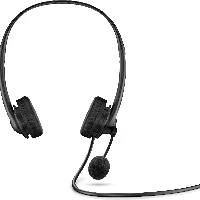 HP Stereo 3.5mm Headset G2, Wired, Office/Call center, 88 g, Headset, Black