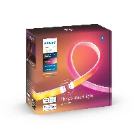 Philips Hue White and colour ambience Gradient lightstrip extension 1 metre, Smart strip light, White, Bluetooth, LED, Non-changeable bulb(s), 2000 K