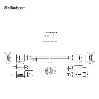 StarTech.com 6ft (2m) Premium Certified HDMI 2.0 Cable - High Speed Ultra HD 4K 60Hz HDMI Cable with Ethernet - HDR10, ARC - UHD HDMI Video Cord - For UHD Monitors, TVs, Displays - M/M, 2 m, HDMI Type A (Standard), HDMI Type A (Standard), 3D, 18 Gbit/s, Black, Grey