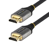StarTech.com 10ft (3m) HDMI 2.1 Cable 8K - Certified Ultra High Speed HDMI Cable 48Gbps - 8K 60Hz/4K 120Hz HDR10+ eARC - Ultra HD 8K HDMI Cable - Monitor/TV/Display - Flexible TPE Jacket, 3 m, HDMI Type A (Standard), HDMI Type A (Standard), 48 Gbit/s, Audio Return Channel (ARC), Black, Grey